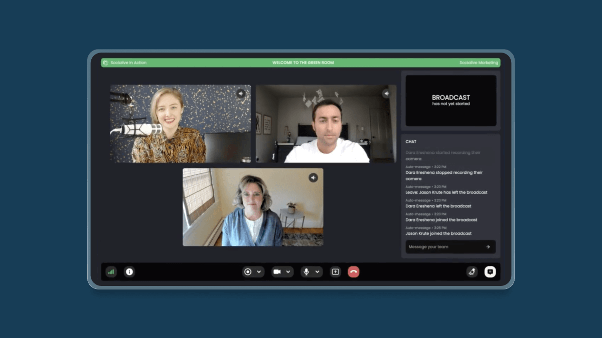 The Green Room goes virtual: Streamlining remote video production experiences